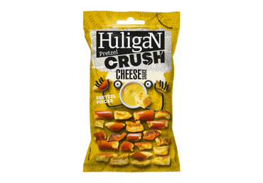 Кусочки бретцеля HULIGAN СЫРНЫЙ СОУС, 65 г