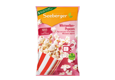 Saldūs spraginamieji kukurūzai SEEBERGER, 90 g