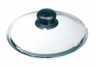 Stiklinis dangtis UNIWELL EDAY, 24 cm, 1 vnt.