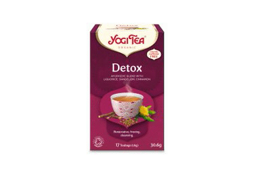 Ekologiška ajurvedinė arbata YOGI (DETOX), 17 vnt.