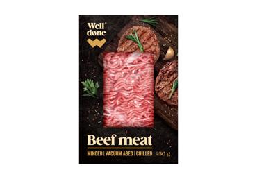 Minced beef WELL DONE, wet aged, 450 g
