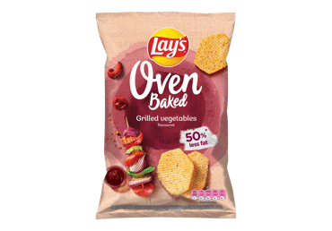 Bulvių traškuč. LAY'S OVEN BAKED, grilyje keptų daržovių sk., 110 g
