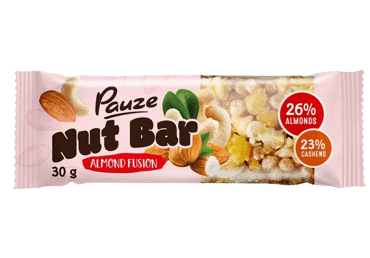 Nut bar with almond nuts PAUZE, 30 g