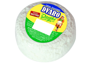 DVARO varškė, 9 % rieb., 1 kg
