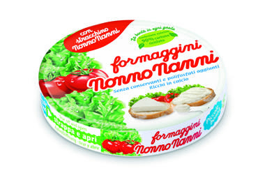 Lyd. sūrio gaminys FORMAGGINI NONNO NANNI, 37 % rieb. s. m., 140 g