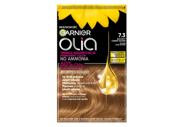 Garnier Olia 7.3, auksinė tamsi blondinė. 