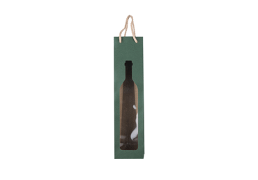 Dovanų maišelis but.lang.žal 9x37+8,5 cm