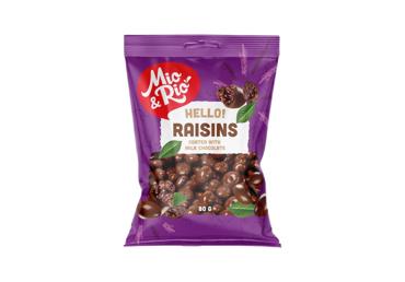 Razinos šokolade MIO&RIO, 80 g