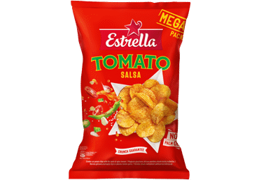 Potato Chips ESTRELLA, spicy tomato flavor, 250 g