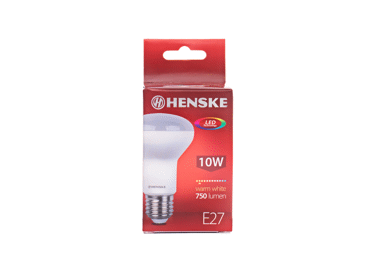 LED lemputė HENSKE, R63, E27, 9 W, 820 lm, 1 vnt.