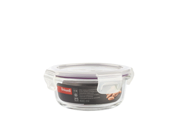 Stiklinis indas maisto produktams laikyti UNIWELL, 400 ml, 1 vnt.