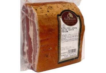 Šaltai rūkyta kiaulienos šoninė vakuume, I r., 1 kg