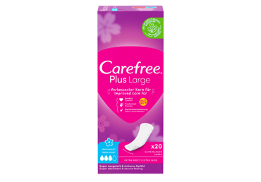 Higieniniai įklotai CAREFREE PLUS LARGE FRESH, 20 vnt.