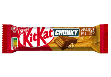 Vaflinis batonėlis KIT KAT CHUNKY su žemės riešutų kremu, 42 g