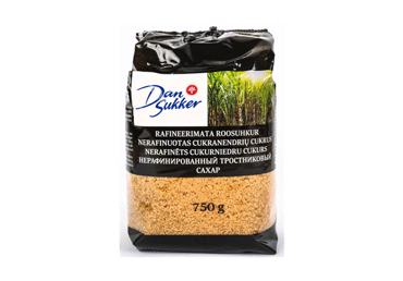 Nerafinuotas cukranendrių cukrus DANSUKKER, 750 g