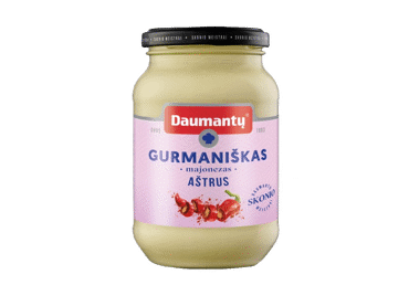 DAUMANTŲ GOURMET mayonnaise, spicy, 60% fat, 400 g