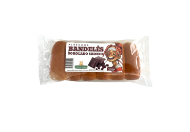 Plėšomos bandelės, šokolado skonio, 250 g