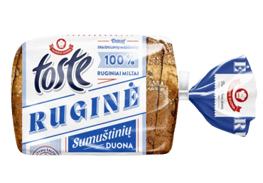 Ruginė sumuštinių duona TOSTE, 370 g