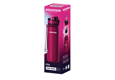 Filtruojanti gertuvė AQUAPHOR City, 0,5 l, 1 vnt