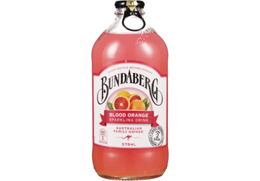 Raudono apelsino skonio gazuotas gaivusis gėrimas Bundaberg, 375 ml