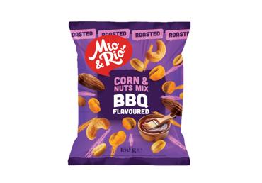 Смесь орехов и кукурузы со вкусом BBQ MIO&RIO, 150 г