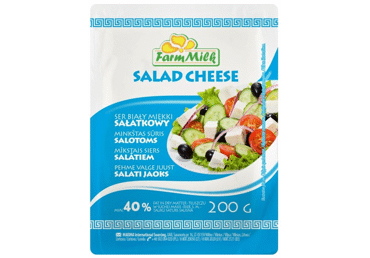 Minkšt.sūris salotoms FARM MILK 40%,200g, 200 g