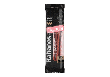 K. rūkytos, vytintos KABANOS dešrelės WELL DONE, nerūš., 120 g