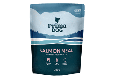 Šunų ėdalas PRIMAGOD su lašišomis, 260 g, 260 g