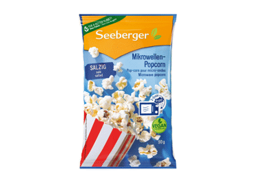 Соленый попкорн SEEBERGER, 90 г