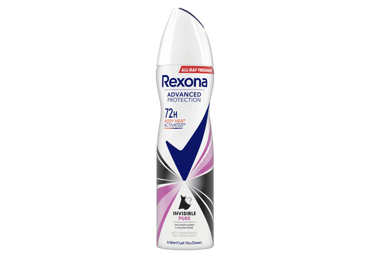 Moteriškas purškiamasis dezodorantas REXONA INVISIBLE PURE, 150 ml