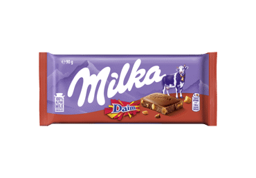Pieninis šokoladas DAIM MILKA, 90 g