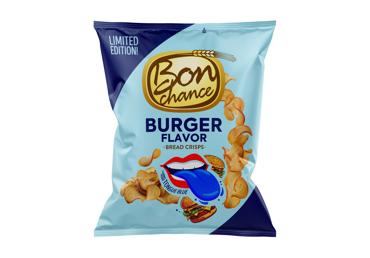 Хлебные чипсы BON CHANCE, вкус гамбургера, 120 г
