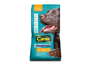 Sausas šunų ėdalas CANIS MAJOR su paukštiena, 3 kg