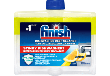 Indaplovių nuosėdų valiklis FINISH DISHWASHER CLEANER LEMON, 250 ml