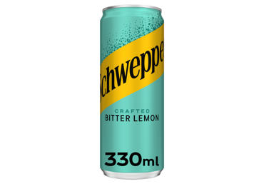 Gazuotas gėrimas SCHWEPPES BITTER LEMON, 330 ml