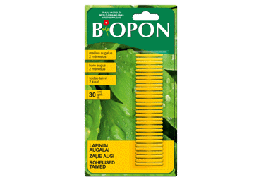 BIOPON Удобрения для зеленых растений, 30 шт.
