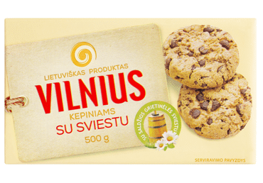 Margarinas VILNIUS kepiniams (su sviestu), 500 g