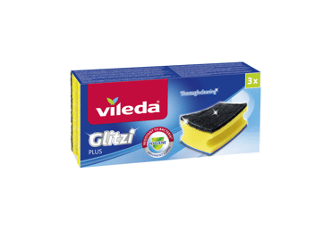 Indų kempinės-šveistukai VILEDA GLITZI PLUS, 3 vnt.