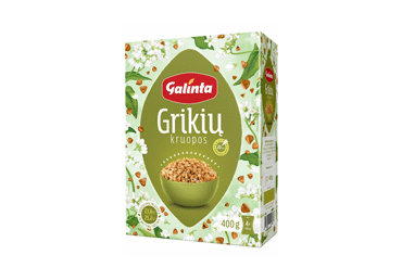 Grikių kruopos GALINTA (4 x 100 g), 400 g