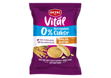 Becukriai sausainiai DETKI su saldikliais, 180 g