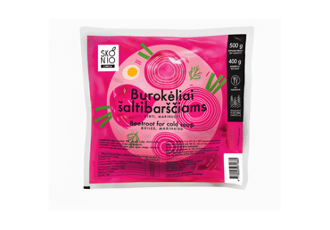 Virti marinuoti burokėliai šaltibarščiams SKONIO LINIJA, 500 g