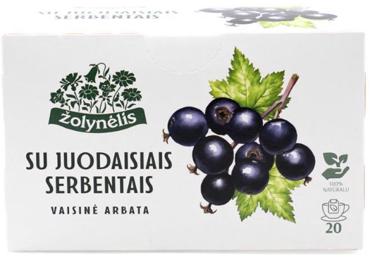 Kinrožių ir juodųjų serbentų arbata ŽOLYNĖLIS, 50 g