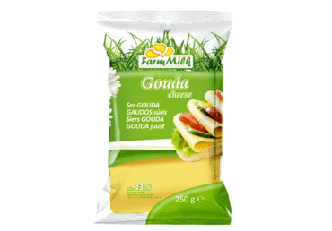 Gaudos sūris FARM MILK, 45 % rieb. s. m., 250 g