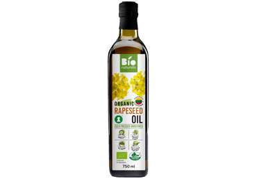 Ekologiškas nerafinuotas rapsų aliejus BIONATURALIS, 750 ml
