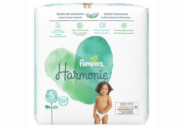 Sauskelnės PAMPERS Harmonie, Value Pack, 5 dydis, 24 vnt.