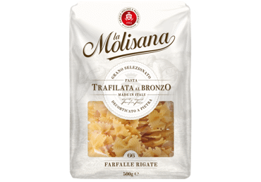 Makaronai LA MOLISANA FARFALLE RIGATE Nr. 66 (kaspinėliai), 500 g