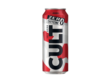 Sparkling drink CULT ORIGINAL ZERO CAFFEINE, 500 ml