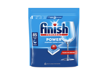 Indaplovių indų ploviklio tabletės „Finish Power", 85 vnt.
