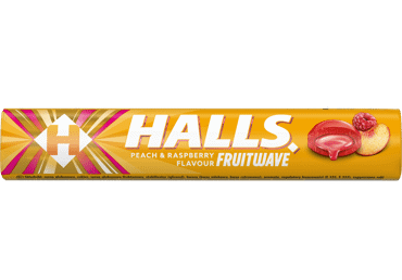 Леденцы HALLS, персиковый вкус, 45 г