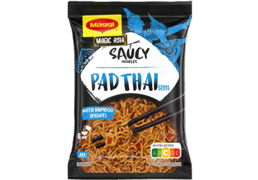 Greitai paruošiami makaronai MAGGI ASIA PAD THAI, 128 g